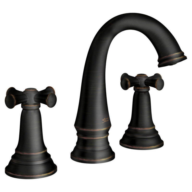 American Standard Delancey 8-Inch Widespread 2-Handle Bathroom Faucet 1.2 gpm/4.5 L/min With Cross Handles