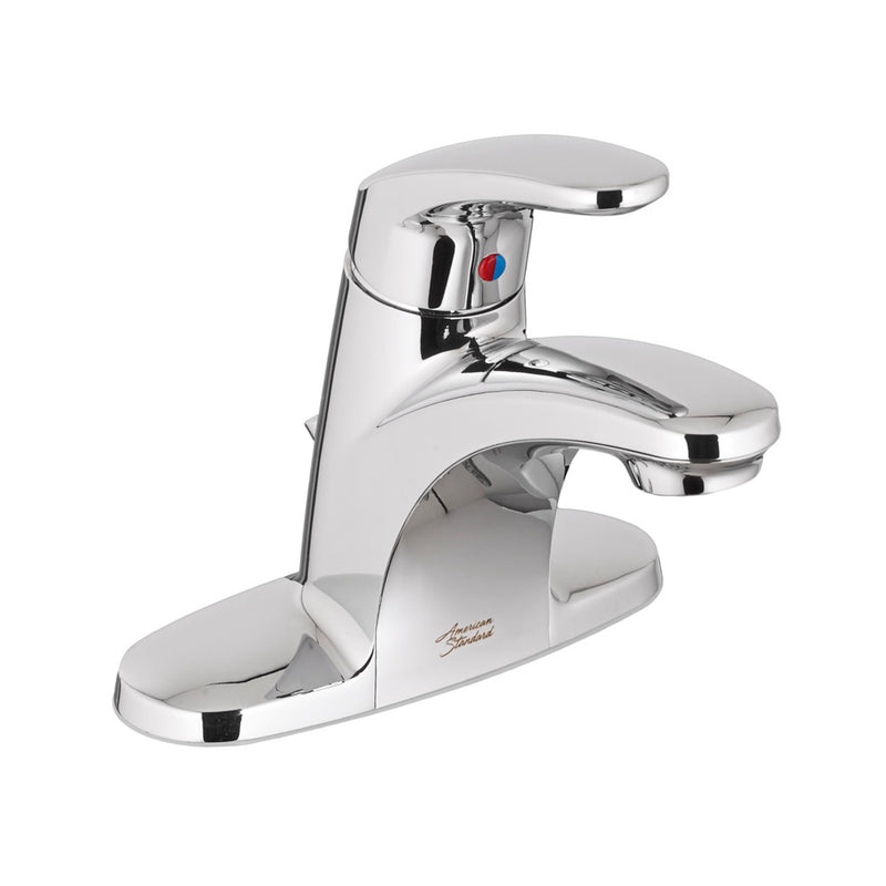 American Standard Colony PRO 4-Inch Centerset Single-Handle Bathroom Faucet 0.5 gpm/1.9 L/min Less Drain With Lever Handle