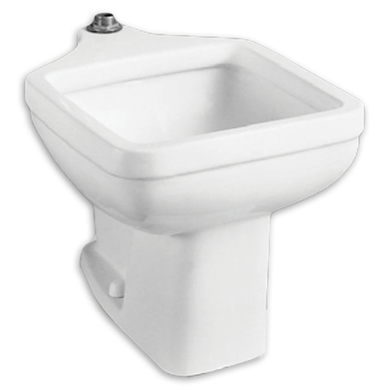 American Standard Terrazzo Pedestal Base for Clinic Service Sink Black on White Finish