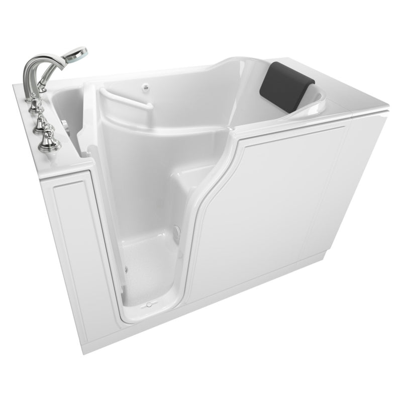 American Standard Gelcoat Premium Series 30 x 52 -Inch Walk-in Tub With Soaking Bath - Left-Hand Drain With Faucet