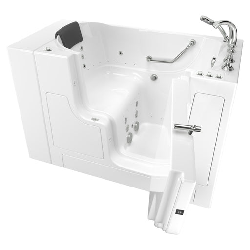 American Standard Gelcoat Premium Series 30 x 52-Inch Walk-in Tub With Combination Air Spa and Whirlpool Systems - Right-Hand Dr