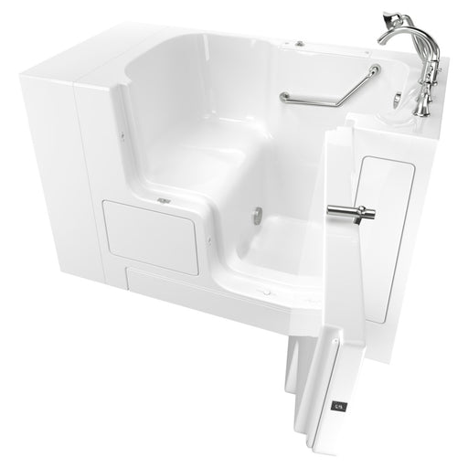 American Standard Gelcoat Value Series 32 x 52-Inch Walk-in Tub With Soaking Bath - Right-Hand Drain With Faucet