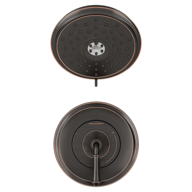 American Standard Delancey 1.8 gpm/6.8 L/min Shower Trim Kit With Water-Saving 4-Function Showerhead and Lever Handle