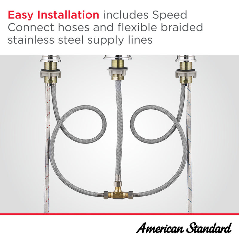 American Standard Delancey 1.8 gpm/6.8 L/min Shower Trim Kit With Water-Saving 4-Function Showerhead and Lever Handle