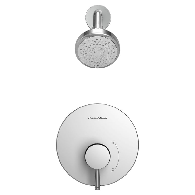 American Standard Serin 1.75 gpm/6.6 L/min Tub and Shower Trim Kit With Water-Saving 3-Function Shower Head Double Ceramic Pres
