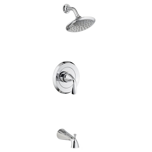 American Standard Fluent 2.5 gpm/9.5 L/min Tub and Shower Trim Kit With Showerhead Double Ceramic Pressure Balance Cartridge Wi