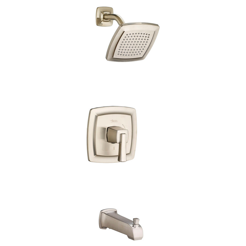 American Standard Townsend 2.5 gpm/9.5L/min Tub and Shower Trim Kit With Rain Showerhead, Double Ceramic Pressure Balance Cartri