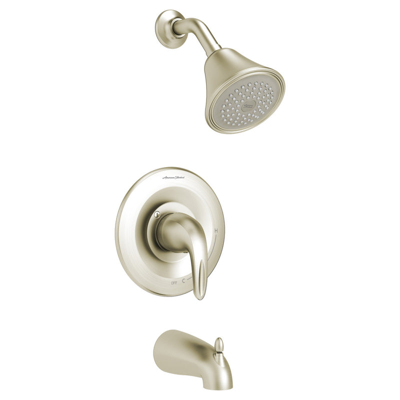 American Standard Reliant 3 2.5 gpm/9.5 L/min Tub and Shower Trim Kit With Showerhead, Double Ceramic Pressure Balance Cartridge