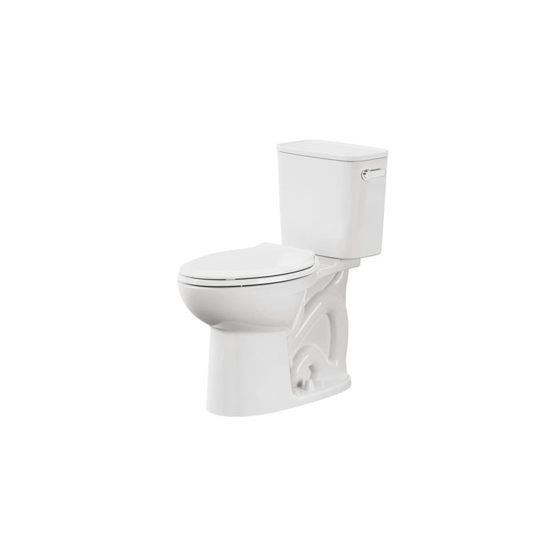 American Standard Aspirations EcoStrength Two-Piece 0.80 gpf/3.0 Lpf Chair Height Elongated Right-Hand Trip Lever Toilet Less Se