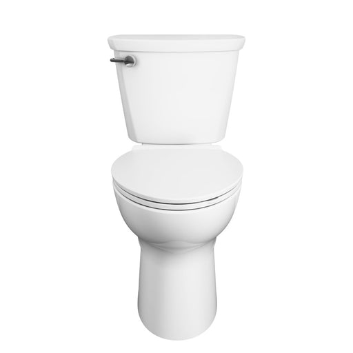 American Standard Cadet Pro Two-Piece 1.6 gpf/6.0 Lpf Compact Chair Height Elongated 14-Inch Rough Toilet Less Seat