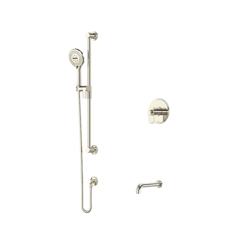 Riobel Arca 2-Way Shower System Trim with Spout and Hand Shower Rail  TKIT1244AA
