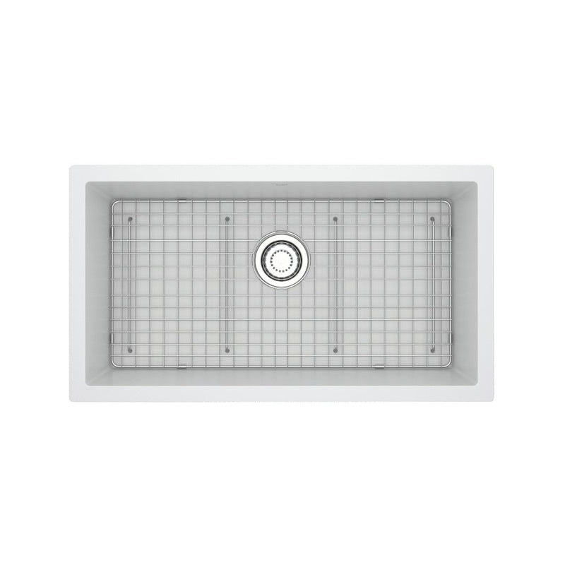 Riobel Fonsa FAUM3318 33" Quartz Single Bowl Undermount Kitchen Sink