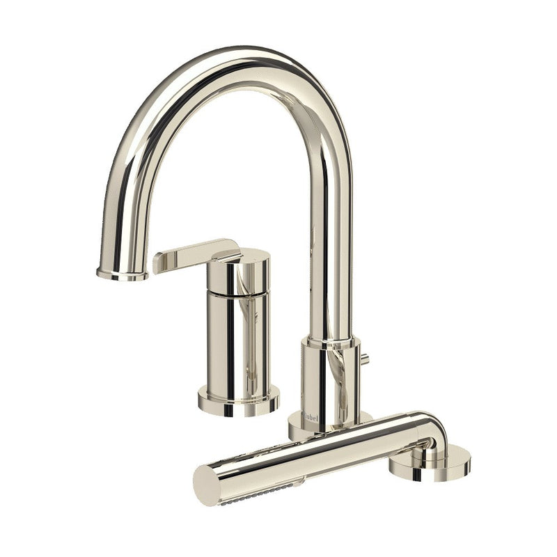 Riobel Authentica TAU16 3-Hole Pressure Balance Deck Mount Tub Filler Trim