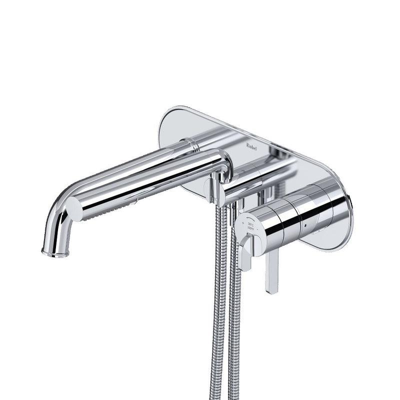 Riobel Authentica TAU21 Wall Mount Thermostatic/Pressure Balance Tub Filler Trim