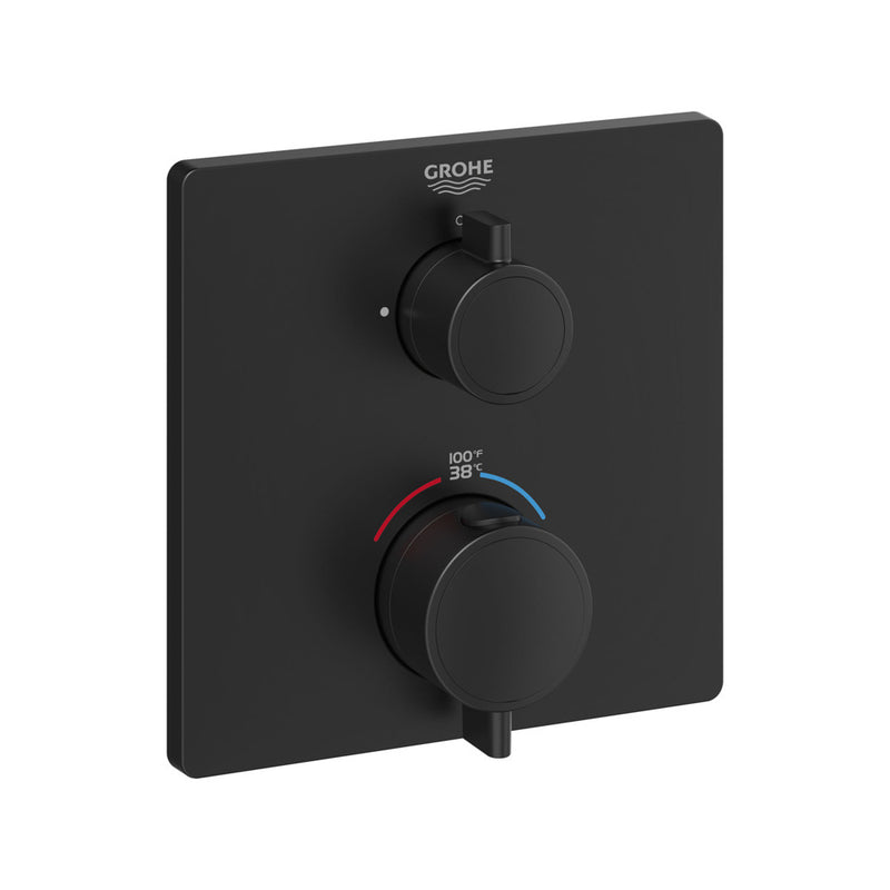 Grohe 24111 Grohtherm Dual Function 2-Handle Thermostatic Valve Trim