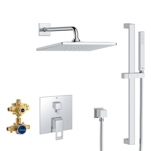 Grohe 29432 Eurocube Pressure Balance Rain Shower Set