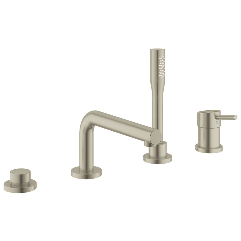 Grohe 19576 Concetto 4-Hole Single-Handle Deck Mount Roman Tub Faucet with 6.6 L/min - 1.75 GPM Hand Shower