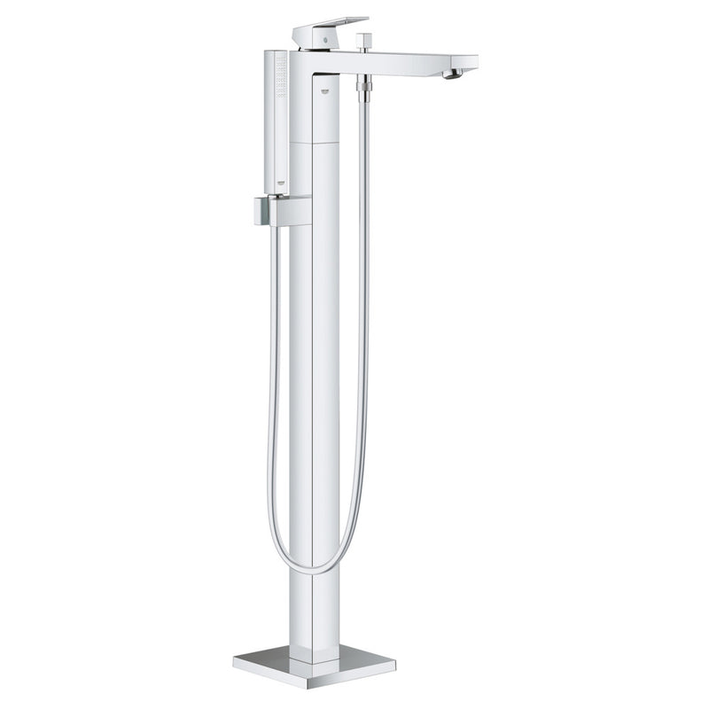 Grohe 23672 Eurocube Single-Handle Freestanding Tub Faucet with 6.6 L/min - 1.75 GPM Hand Shower