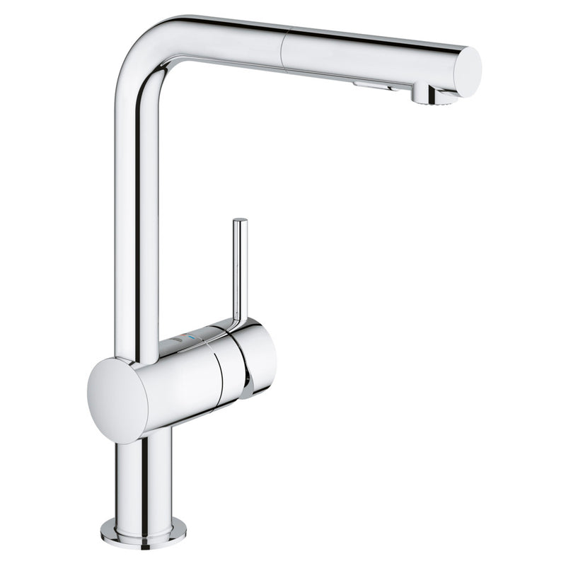 Grohe 30300 Minta Single-Handle Pull-Out Kitchen Faucet Dual Spray 6.6 L/min - 1.75 GPM