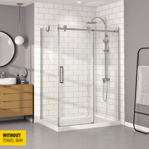 Zitta Bellini 2.0 Bellini 36 Brushed Nickel clear return panel