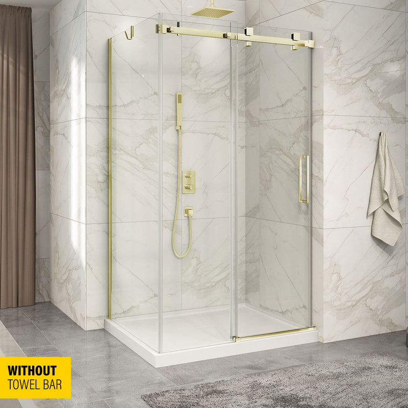 Zitta Piazza 2.0 Piazza 32 brushed gold clear return panel