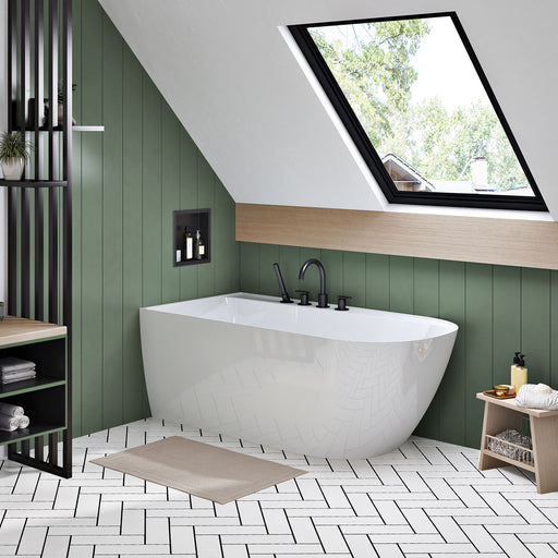 Zitta Stelvio white tub  60 x 32 x 24 Left