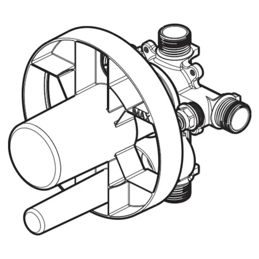 Kalia 1/2" Pressure Balance Valve With Integrated Diverter And ABS Protective Cover