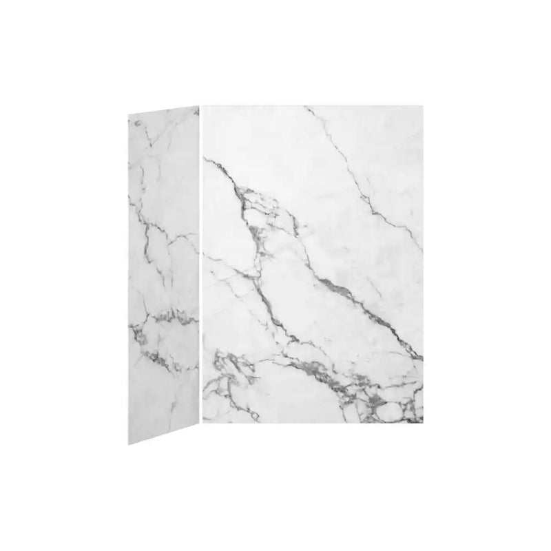 Kalia 60X32 Minerals 60X32 2-Panel Shower Wall Kit For Corner Installation - Minerals Gloss