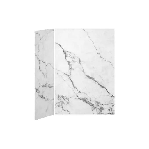 Kalia 60X32 Minerals 60X32 2-Panel Shower Wall Kit For Corner Installation - Minerals Gloss