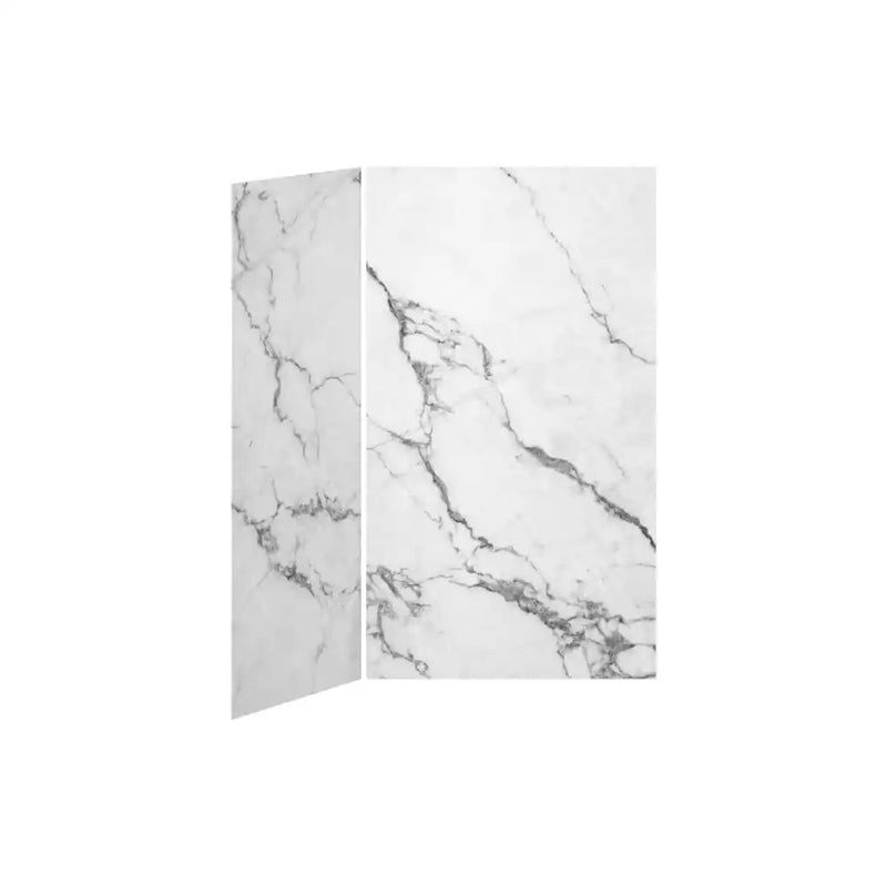 Kalia 48X36 Minerals 48X36 2-Panel Shower Wall Kit For Corner Installation - Minerals Gloss