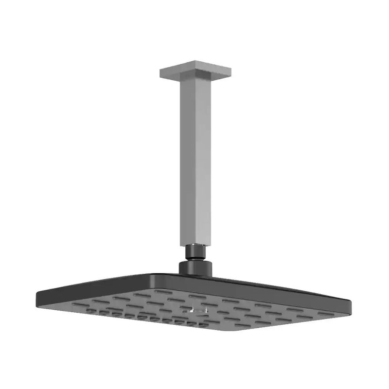 Kalia Grafik Premia 200mm X 320mm (7 ?" X 12 ½") Rectangular Rainhead And 203mm (8") Vertical Ceiling Arm
