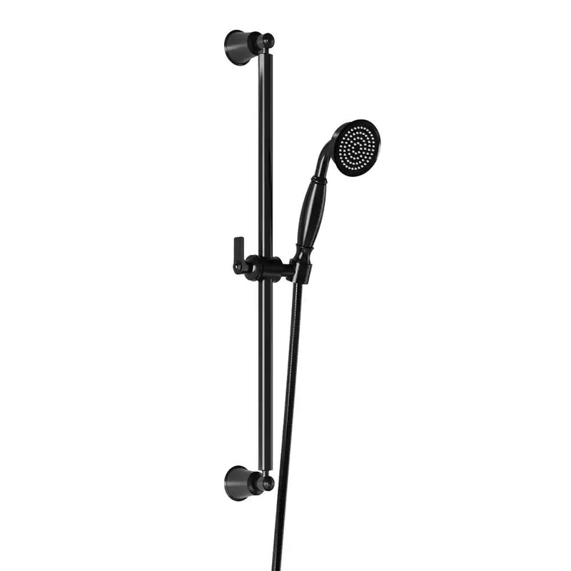 Kalia Rustik Handshower, Wallbar And 60" Flexible And Soft Metal Hose Assembly