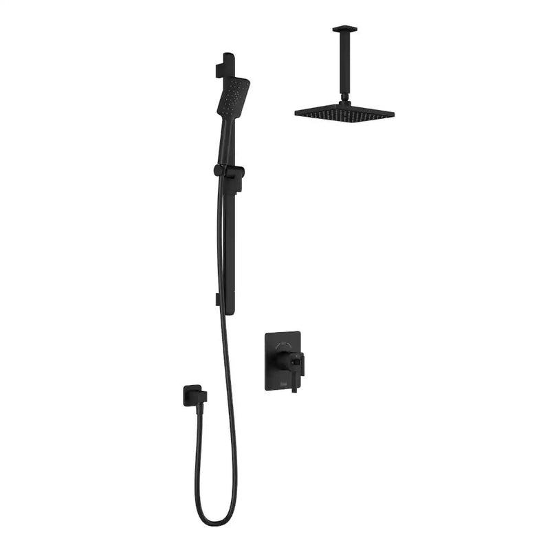 Kalia Squareone TCD1 Aquatonik T/P Coaxial Shower System With Vertical Ceiling Arm