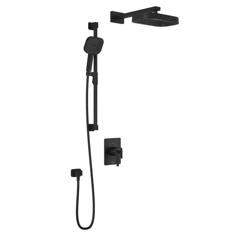 Kalia Squareone TCD1 Premia Aquatonik T/P Coaxial Shower System With Wallarm