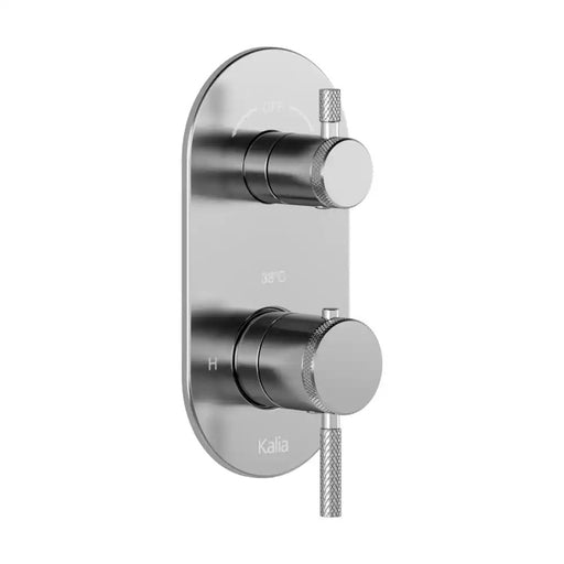 Kalia Preciso 2-Way Aquatonik Type T/P 1/2" Valve With Diverter And Round Decorative Trim