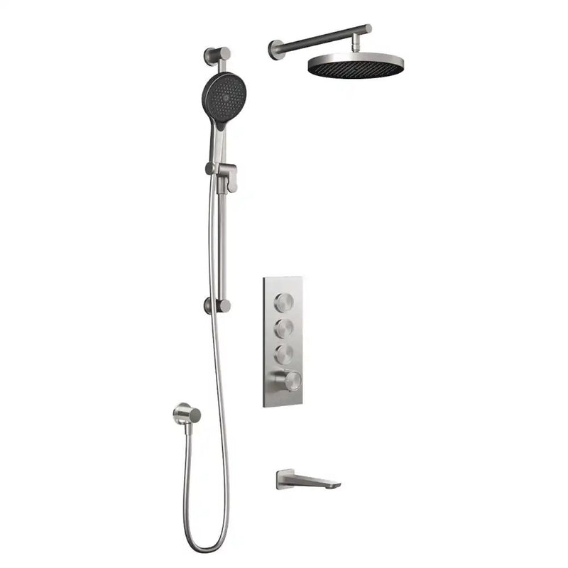 Kalia Moroka TB3 Plus Aquatonik T/P Push-Button Shower System With Wallarm