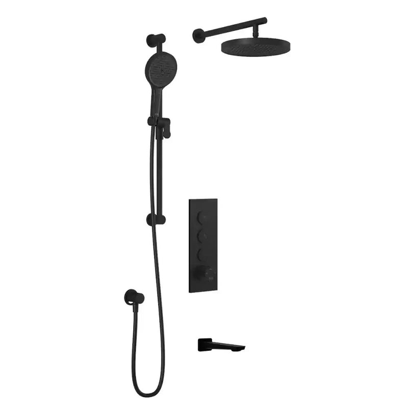 Kalia Moroka TB3 Plus Aquatonik T/P Push-Button Shower System With Wallarm