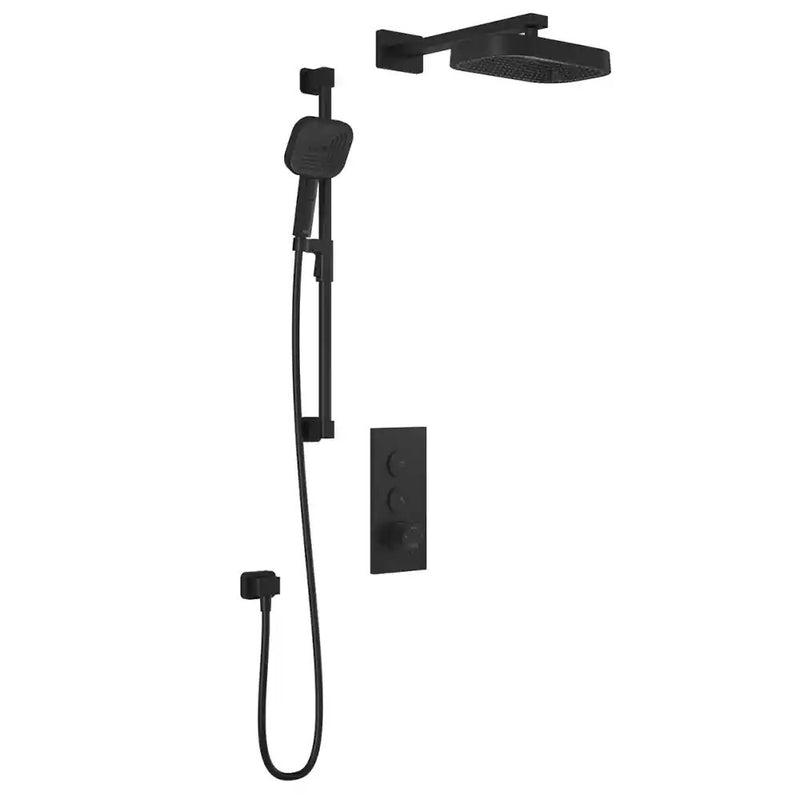 Kalia Kareo TB2 Premia Aquatonik T/P Push-Button Shower System With Wallarm