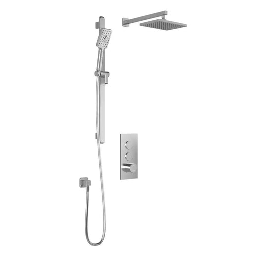 Kalia Kareo TB2 Aquatonik T/P Push-Button Shower System With Wallarm