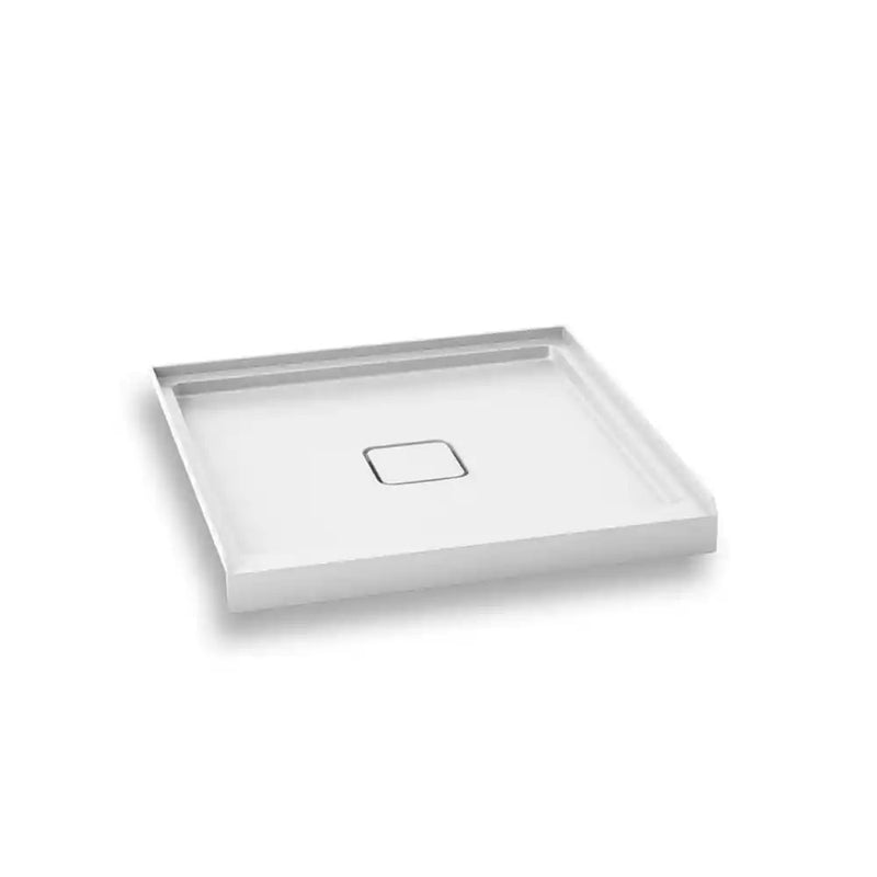 Kalia Kover 36X36 Square Acrylic Shower Base 36X36 With Integrated Tiling Flanges On 3 Sides