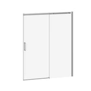 Kalia Vivio Alcove Sliding Shower Door 2 Panels 60"X75" Clear Duraclean Glass