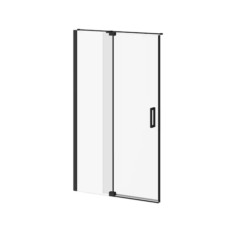 Kalia Distink With Kaliaprotek 48"X77" 2-Panel Pivot Shower Door Duraclean Glass With Film For Alcove Installation