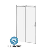 Kalia K3 With Kaliaprotek 48"X77"Alcove Sliding Shower Door With Fixed And Mobile Panel Clear Glass With Film