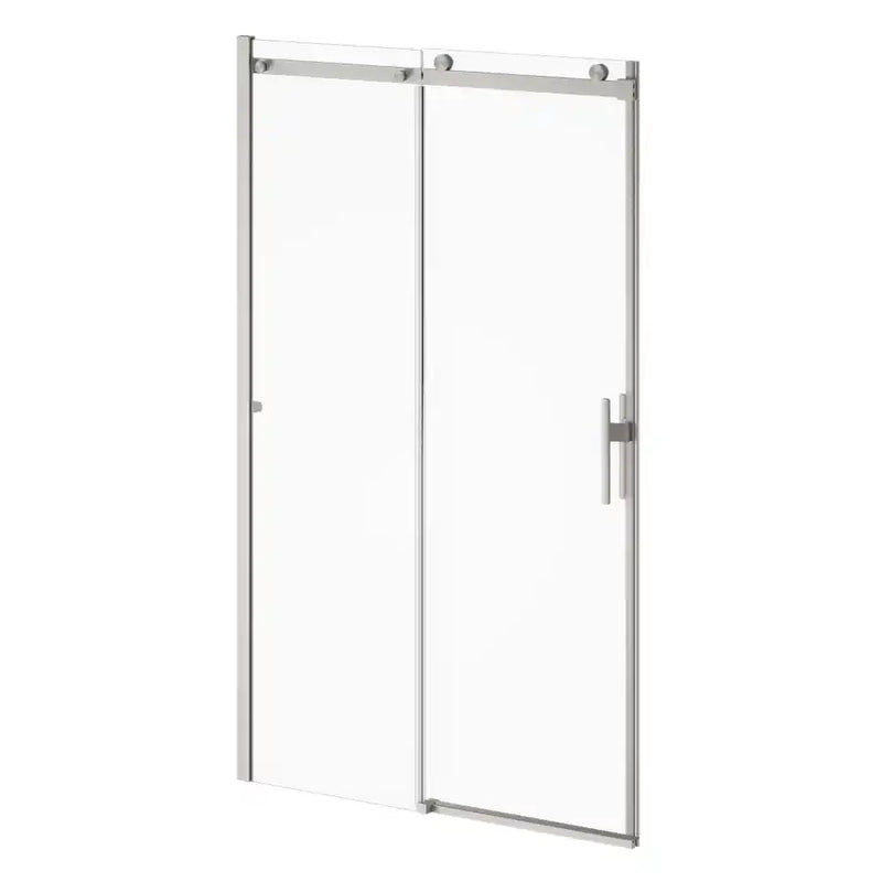 Kalia Koncept Evo With Kaliaprotek 48"X77" Sliding Shower Door Duraclean Glass With Protective Film - Fixed Panel And Mobile Pan