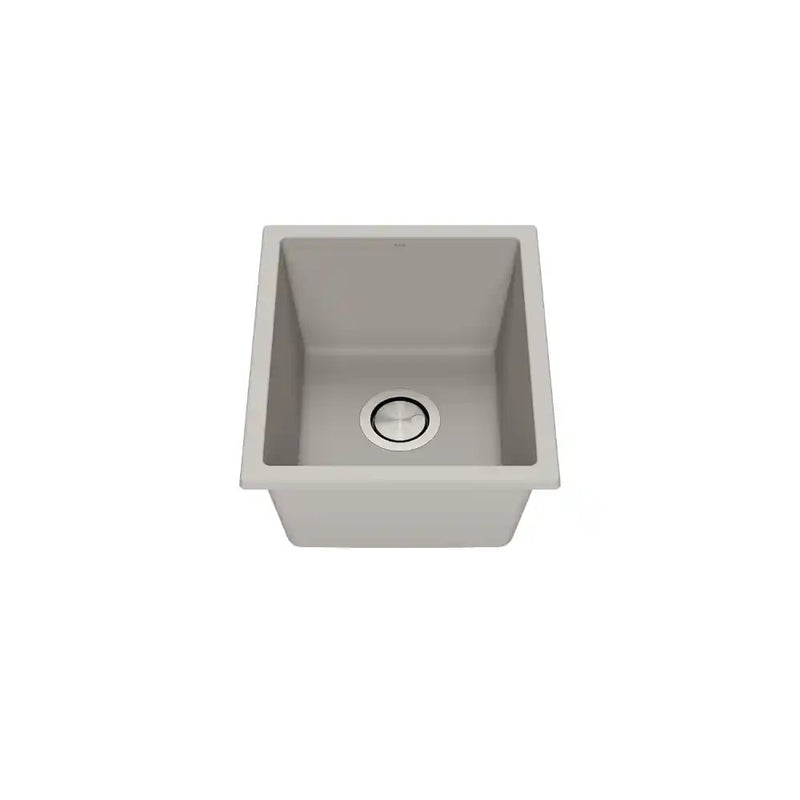 Kalia Bacia 15 Granistone Bar Sink 15" With Drain For Undermount Or Drop-In Installation