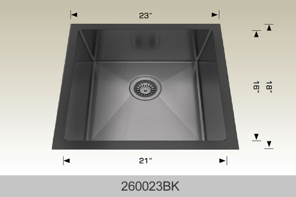 Bosco 260023 Textured  Series Stainless Steel Kitchen Sink at Discount Price at Kolani Toronto