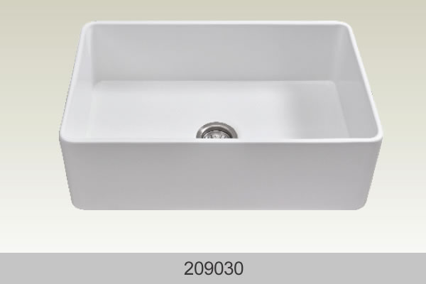 Bosco 209030 Fireclay Apron Series Kitchen Sink