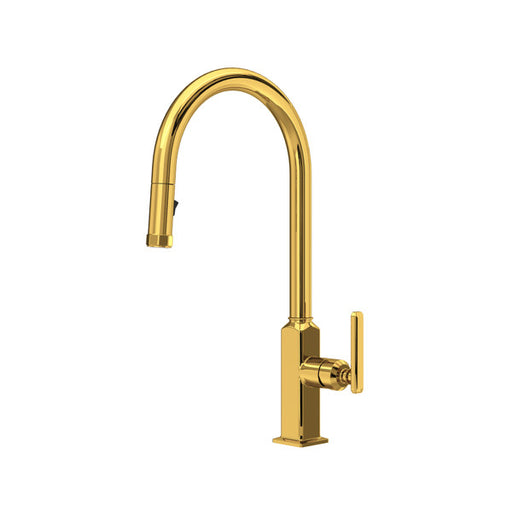 Rohl Apothecary Pull-Down Kitchen Faucet With C-Spout