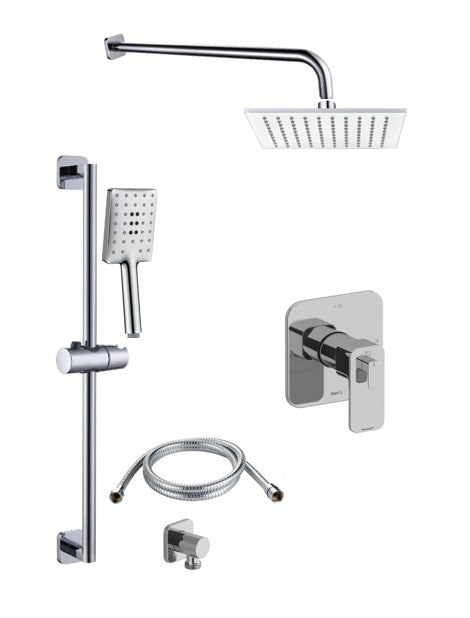 Custom 2-Way Shower Kit With Riobel Equinox Thermostatic trim (Without Rough-In)