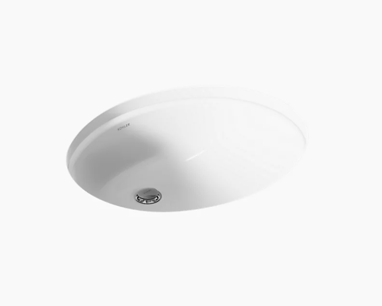 Kohler Caxton 17" Oval Undermount Bathroom Sink